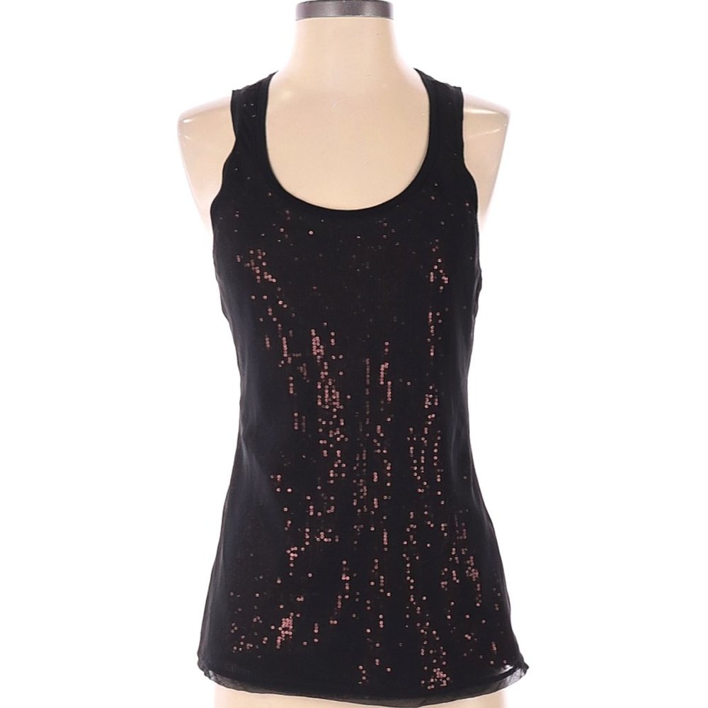 The Limited Sleeveless Top Size S - Sequin Black